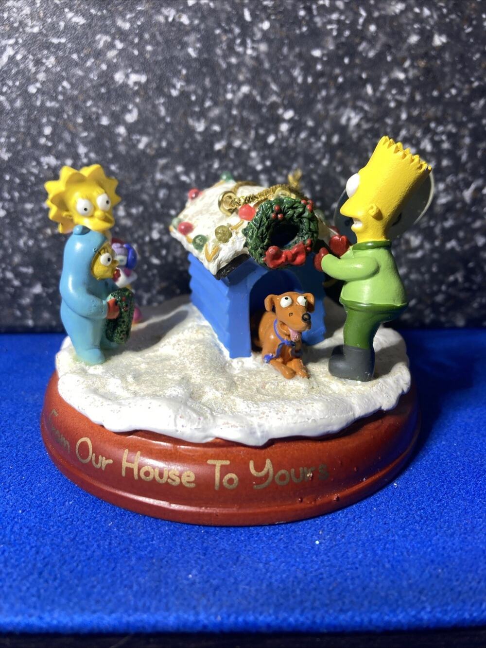 Simpsons Bradford Exchange From Our House to Yours Christmas Ornament